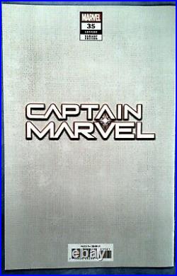 Captain Marvel #35 1200 Dauterman Virgin Spoiler Variant
