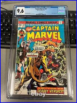 Captain Marvel #39 CGC 9.6 Marvel 1975 SHIPPING DISCOUNTS