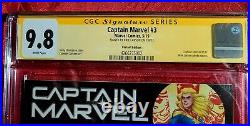 Captain Marvel 3 CGC SS 9.8 Brie Larson Photo Cover Signed