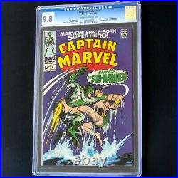 Captain Marvel #4 (Marvel 1968) CGC 9.8 HIGHEST GRADED 1 of 5! Comic
