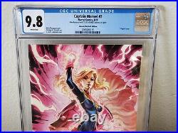Captain Marvel #7 SDCC J Scott Campbell Glow In The Dark Cover CGC 9.8