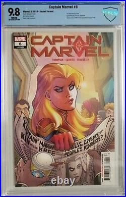 Captain Marvel 8 2019 First Star Appearance Cbcs 9.8 Cover A