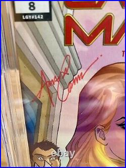 Captain Marvel 8 CGC 9.6 1st Appearance Star Signed Remarque by Amanda Conner