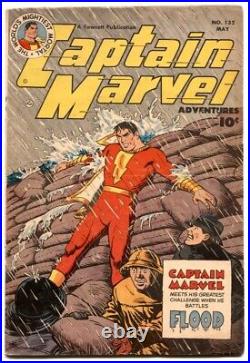 Captain Marvel Adventures #132 1952 Fawcett -VG+ Comic Book