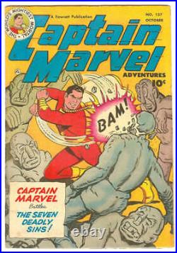 Captain Marvel Adventures #137 5.5 // Fawcett Publications 1952