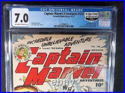 Captain Marvel Adventures #138 CGC 7.0 Flying Saucer issue 1952