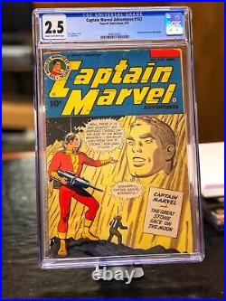 Captain Marvel Adventures #143 CGC 2.5 1953 GOLDEN AGE Whiz Comics Black Adam