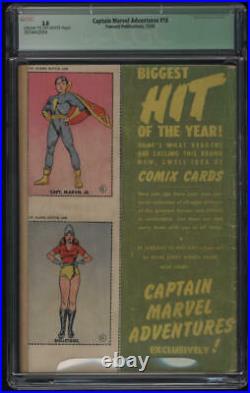 Captain Marvel Adventures #18 CGC 3.0 CR/OW Qualified 1st Mary Marvel Shazam