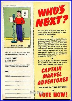 Captain Marvel Adventures #20 1943 RAIDERS FROM SPACE FN