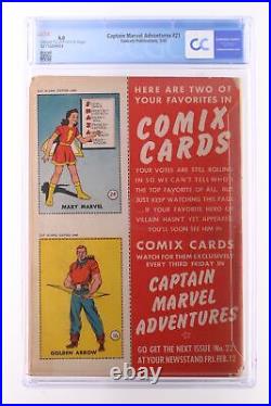 Captain Marvel Adventures #21 Fawcett Publications 1943 CGC 4.0 Hitler cover