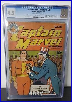 Captain Marvel Adventures #28 Fawcett Publications 1943 Golden Age