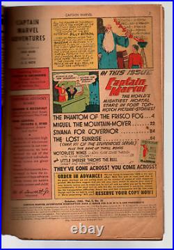 Captain Marvel Adventures #28 Uncle Sam vs Nazis/Hitler -Fawcett-1943- GD/VG