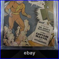 Captain Marvel Adventures #39 1944 CGC 7.0 2nd Mr. Mind Cover Fawcett Comics