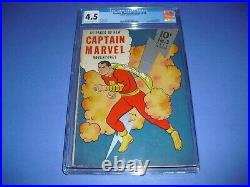 Captain Marvel Adventures #3 CGC 4.5 with OWithW pages 1941! Fawcett not CBCS