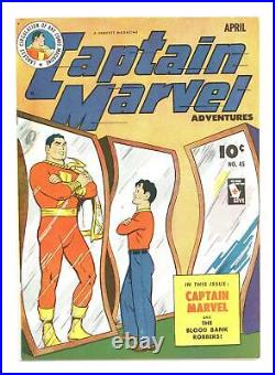 Captain Marvel Adventures #45 FN+ 6.5 1945