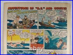 Captain Marvel Adventures #47 (1945 Fawcett) WWII Golden Age Comic Book RARE 6.5