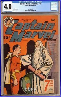 Captain Marvel Adventures #47 CGC 4.0 1945 2012905004