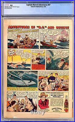 Captain Marvel Adventures #47 CGC 4.0 1945 2012905004