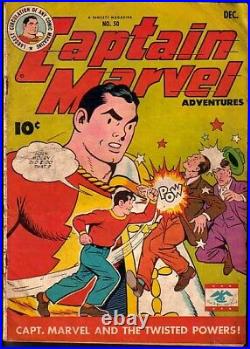Captain Marvel Adventures #50 Fawcett -VG- Comic Book