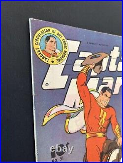 Captain Marvel Adventures #51 Fawcett Publications 1946 Fine condition