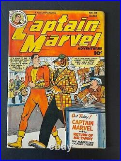 Captain Marvel Adventures #82 The Return of Mr. Tawny (Fawcett, 1941) Fine
