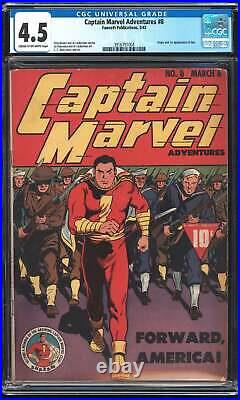 Captain Marvel Adventures 8 CGC 4.5
