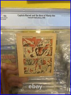 Captain Marvel And The Horn Of Plenty #nn CGC 9.6 Nm+, Mini (Fawcett 1946)