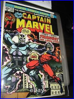 Captain Marvel Comic 33 Origin Thanos Avengers 1st Infinity War Jim Starlin NICE