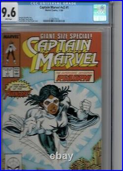 Captain Marvel Comic November 1989 # 1 Giant Sized Special CGC 9.6