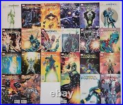 Captain Marvel Comic lot (24) 1-25 Inc 2-#1's NM+ #17 is CGC 9.8 Alex Ross