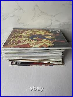 Captain Marvel Comics #1-50. Bagged And Boarded. Excellent Condition