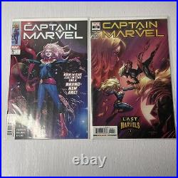 Captain Marvel Comics #1-50. Bagged And Boarded. Excellent Condition