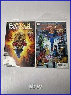 Captain Marvel Comics #1-50. Bagged And Boarded. Excellent Condition