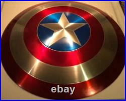 Captain Marvel Exclusive Legends Gear Classic Comic Captain America Shield Metal