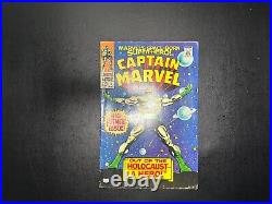 Captain Marvel Issue # 1 Marvel Comics White Pages Nice