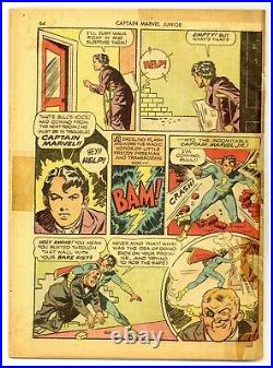 Captain Marvel Jr. #1 (INC) Captain Nazi Golden Age 1942 Fawcett Comics H688