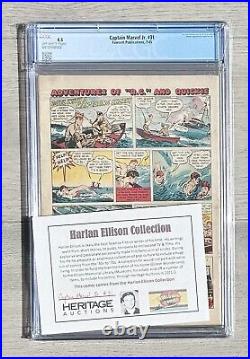 Captain Marvel Jr. #31 CGC 4.5 Fawcett Comics Golden Age Harlon Ellison