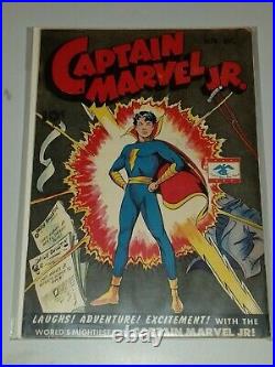 Captain Marvel Jr. #33 Vg/fn (5.0) Fawcett December 1945 Classic Cover