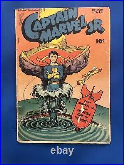 Captain Marvel Jr. #53 Bud Thompson Cover Art! Atomic Bomb Cover