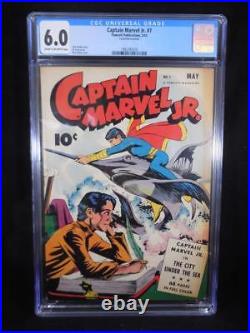 Captain Marvel Jr #7 CGC 6.0 Cream to Off White Pages Mac Raboy Cover