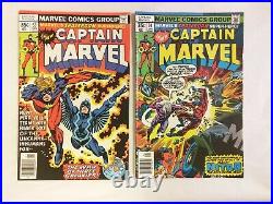Captain Marvel (Marvel Comics Vol 1 1968-1979) Lot of 22 Mid-Grade List