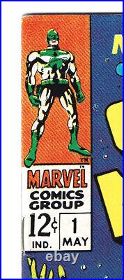 Captain Marvel No. 1 1968 12 Cent! One Owner Book Super Shape! Marvel Colan