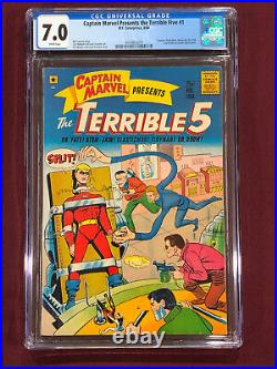 Captain Marvel Presents The Terrible Five 1 Cgc 7.0 1966
