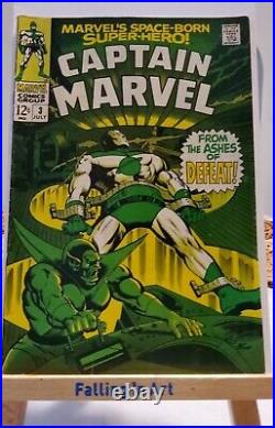 Captain Marvel Run #1-4(Marvel 1968) 1 2 3 4 VG-Fine