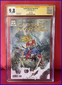 Captain Marvel The End #1 CGC 9.8 Variant SIGNED BY PEACH MOMOKO
