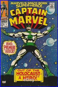 Captain Marvel Vol 1 # 1 VF- Marvel 1968 Silver Age E4
