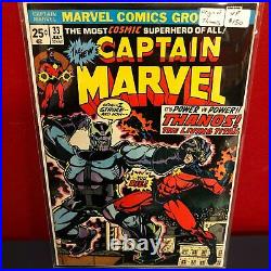 Captain Marvel, Vol. 1 #33 Origin of Thanos VF