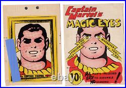 Captain Marvel's 1940s Magic Eyes Premium Unused & Complete Fawcett