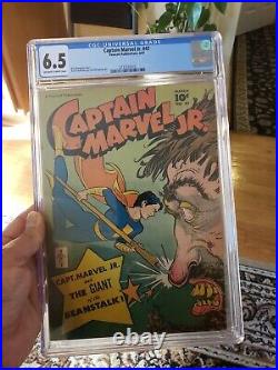 Captain marvel jr comic 6.5 cgc