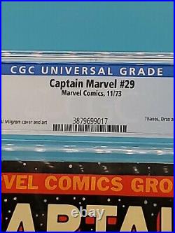 Cgc 9.0 Captain Marvel #29 Marvel Comics 11/73 Graded